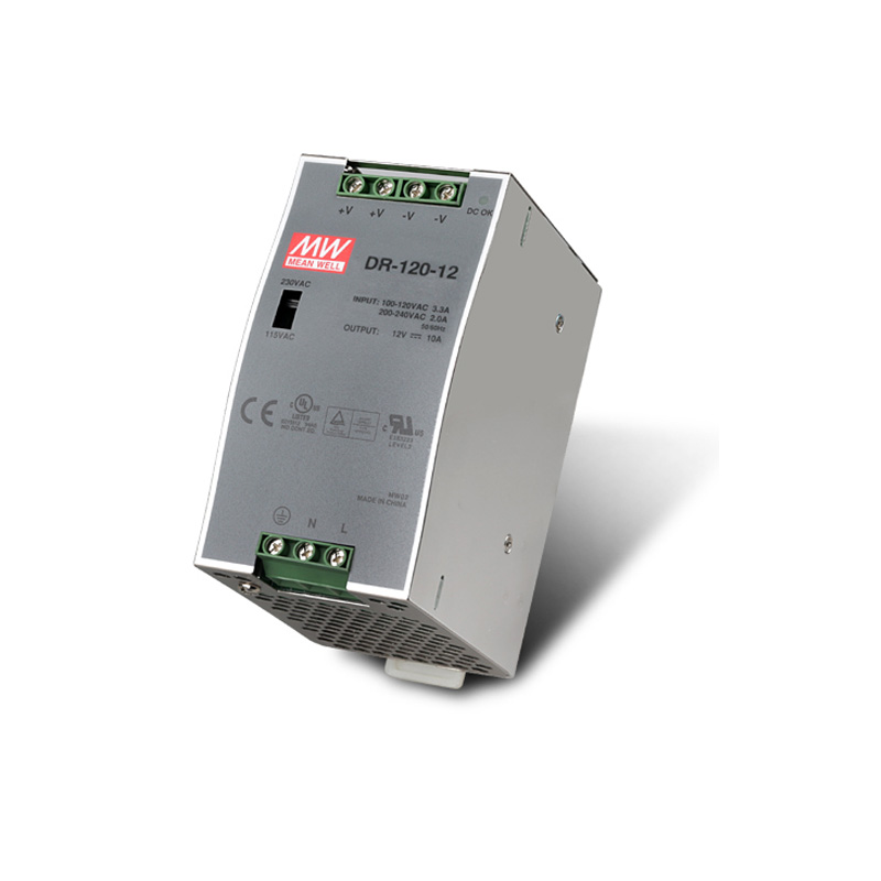 Адаптер питания Mean well DR-120-12 12 в 10 А 120 Вт 12 в 10 А на DIN-рейку