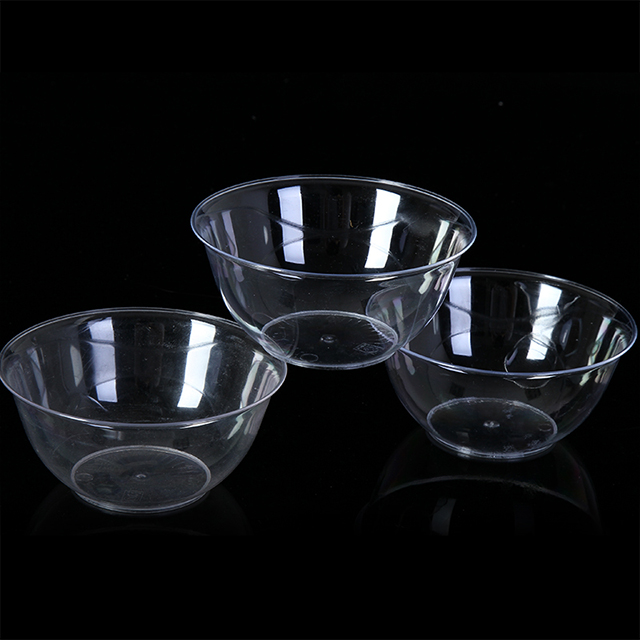 Chinese supplier food grade 6.5 oz PS disposable plastic salad bowl