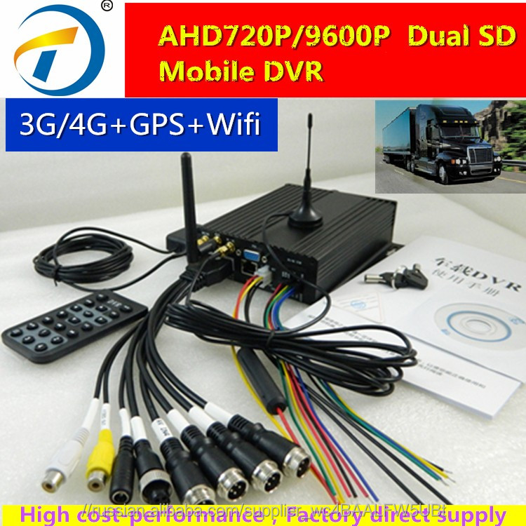 Низкий MOQ GPS 3 г wi-fi 4ch MDVR/автомобиль мобильный dvr с ce fcc сертификат
