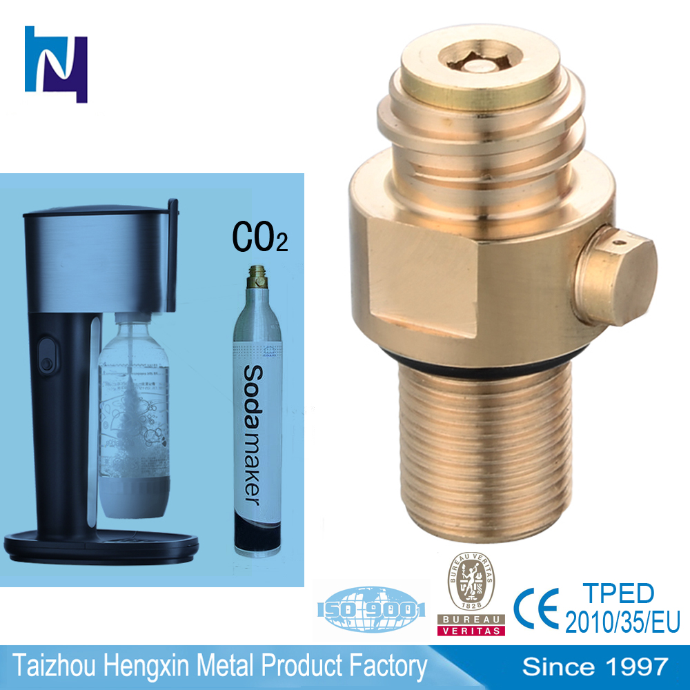 Клапан для изготовления соды CO2 для алюминиевого цилиндра Co2