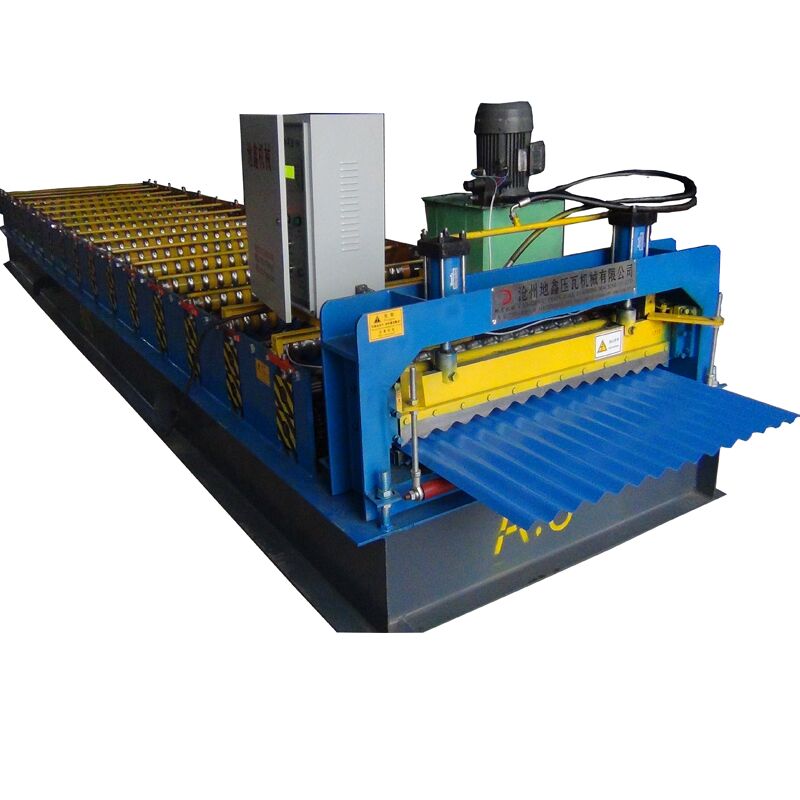 Second hand trapezoidal roofing sheet plate making machines made in Hebei cangzhou botou