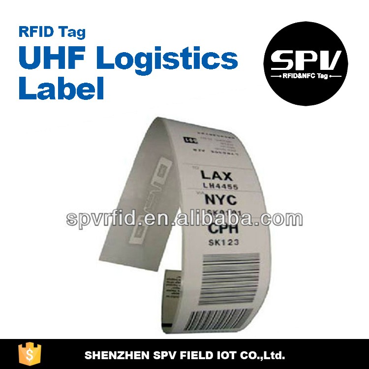 Печатание логоса программируемый RFID наклейки Tag для управление логистикой