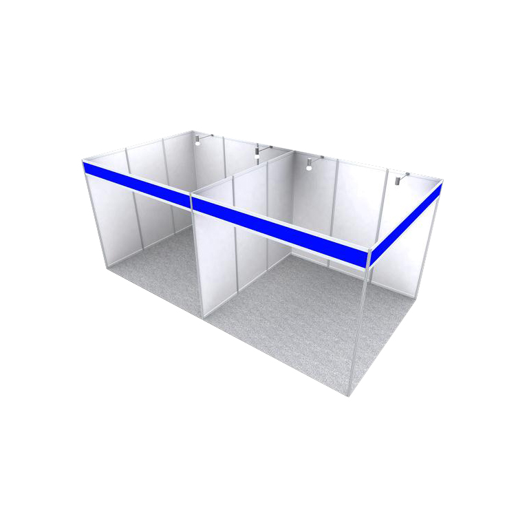 Strong production capacity factory price portable aluminum 6x3m exhibition partition booth