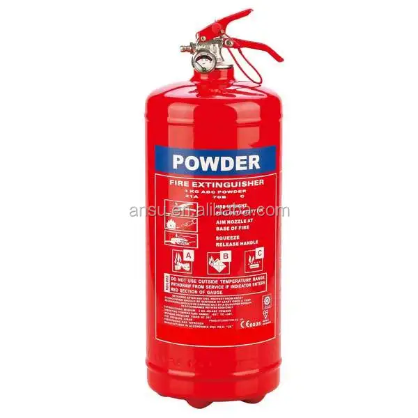 3kg  powder fire extinguishers with EN3 approved by TUV made in China