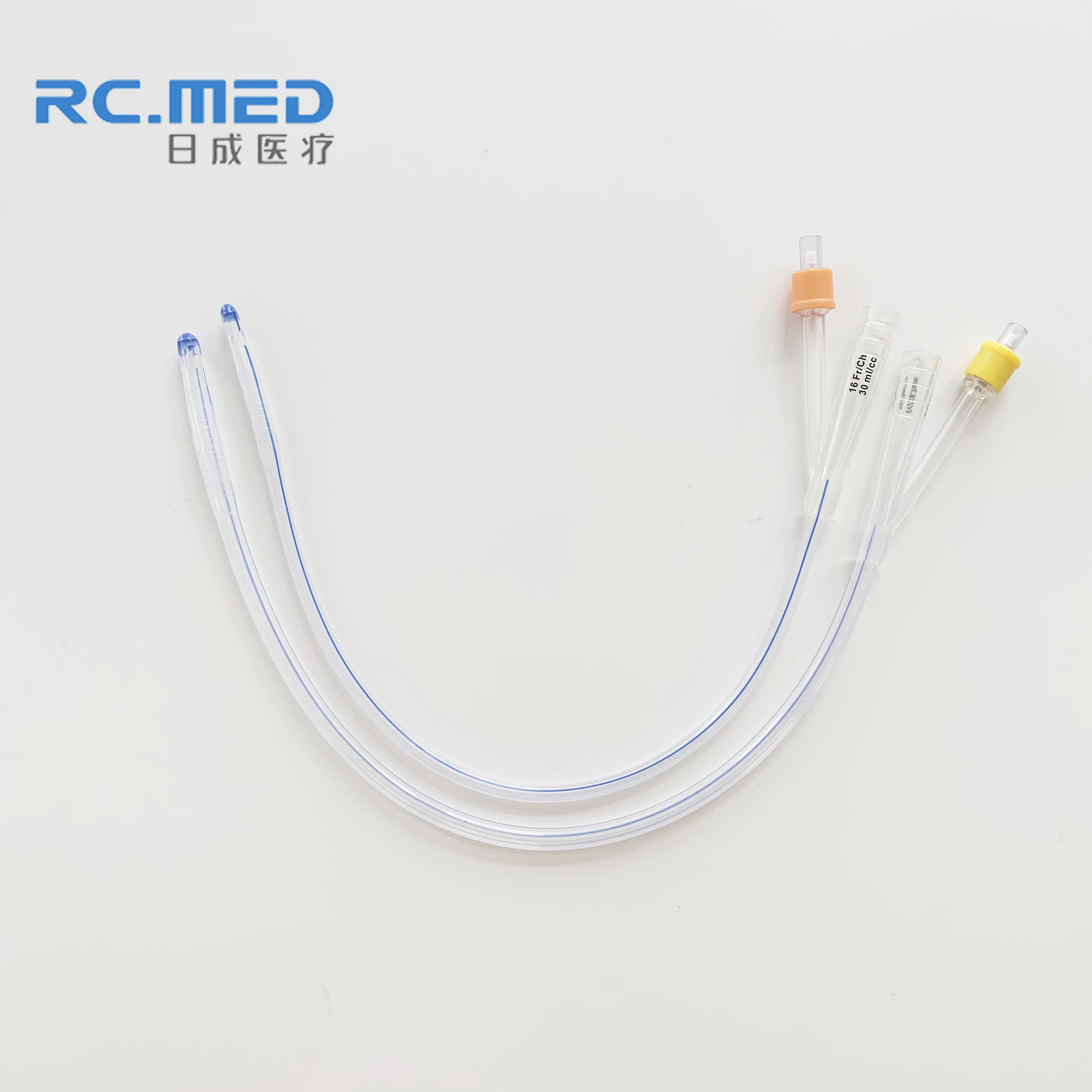 CE ISO13485 Сертифицированный силиконовый материал все силиконовые foley катетер 3 way силиконовый foley катетер