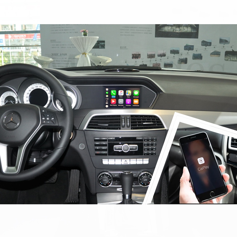 Apple Car Play Retrofit Kit W204 W164 W166 X204 X166 NTG4.5 для Mercedes Benz CarPlay Android авто интерфейс модуль задней камеры