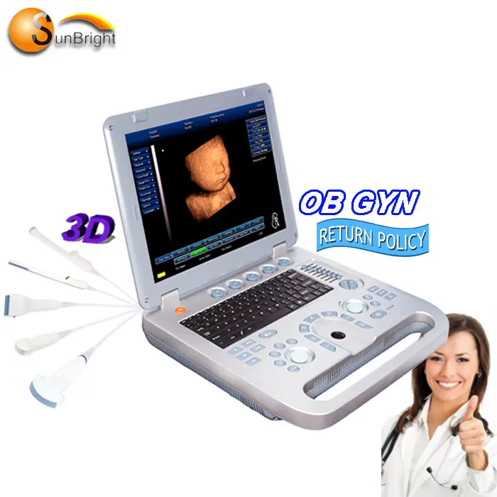 Cheaper Mini Portable echography 3D 4D Ultrasound Machine price