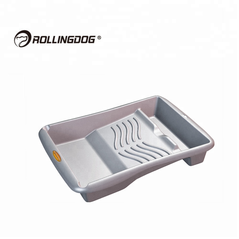 RD20001 Нинбо rollingdog высокое качество инструмент 9 дюймов 2-в-1 с легкостью чистки DIY Искусство PP для малярного валика лоток для потолка