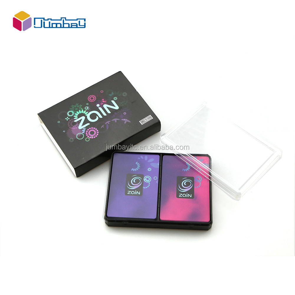 Профессиональная индивидуальная Настройка Zain пластиковая игральная карта с двойной палубой