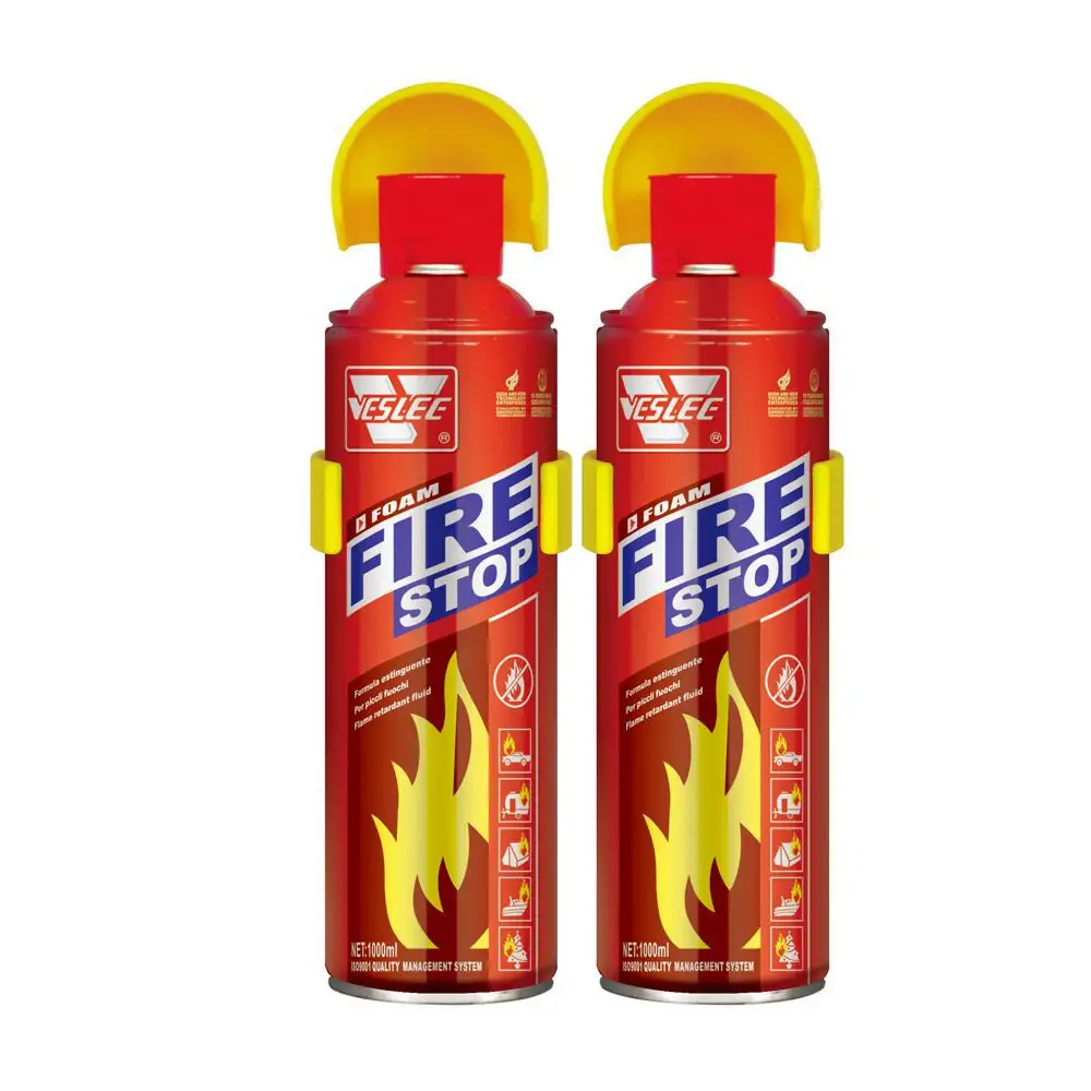 portable foam fire stop auto aerosol spray extinguishers fire