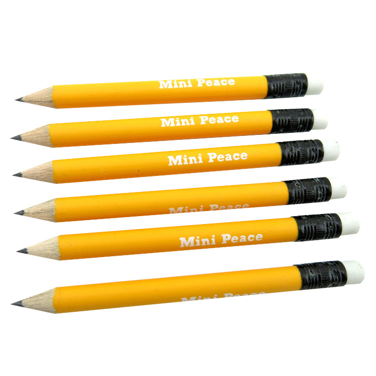 Golf Pencils with Eraser, 2 HB Half Pencils,4 inches" Mini Pencils, Pre-Sharpened