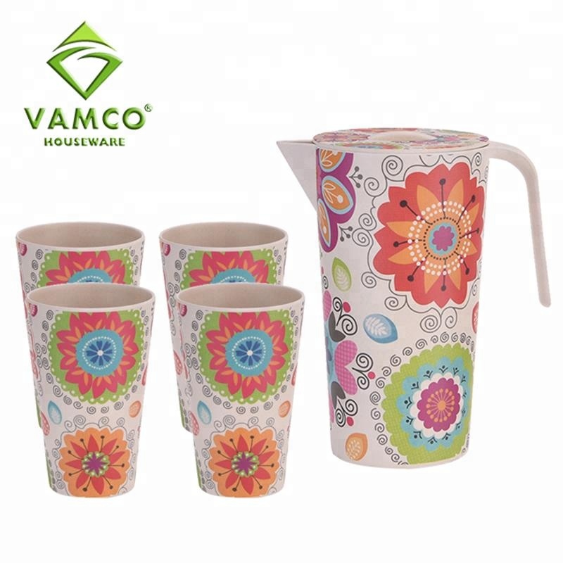 Экологичный кувшин для воды из волокна Bmaboo