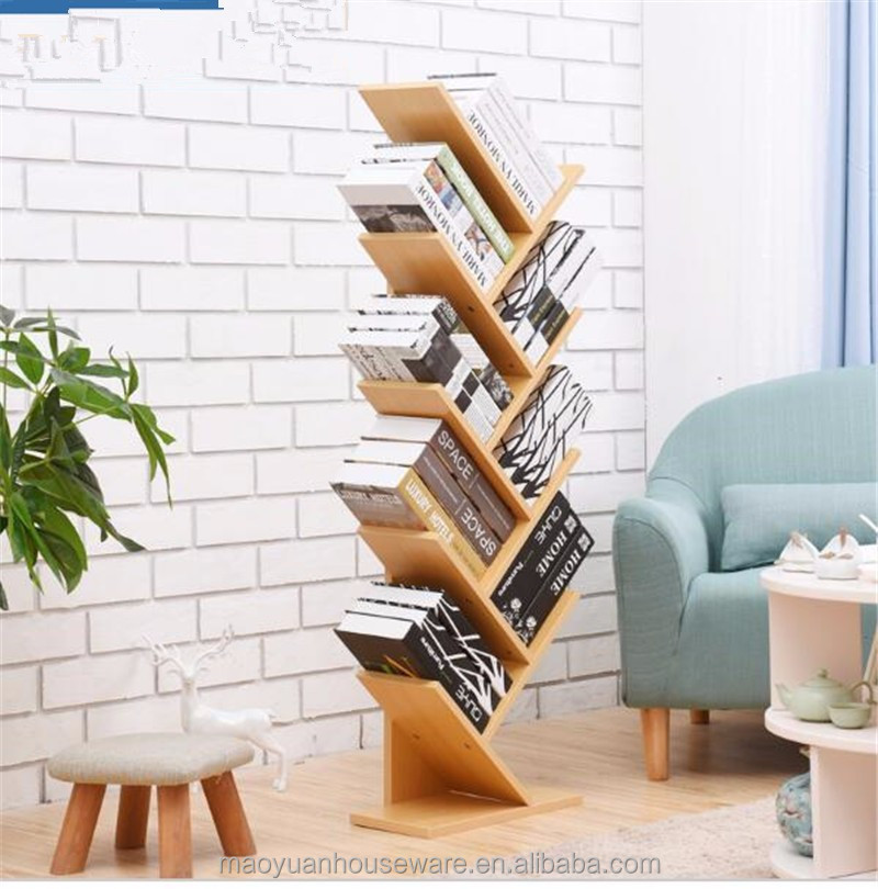 Привлекательный Tree книжный шкаф бамбук