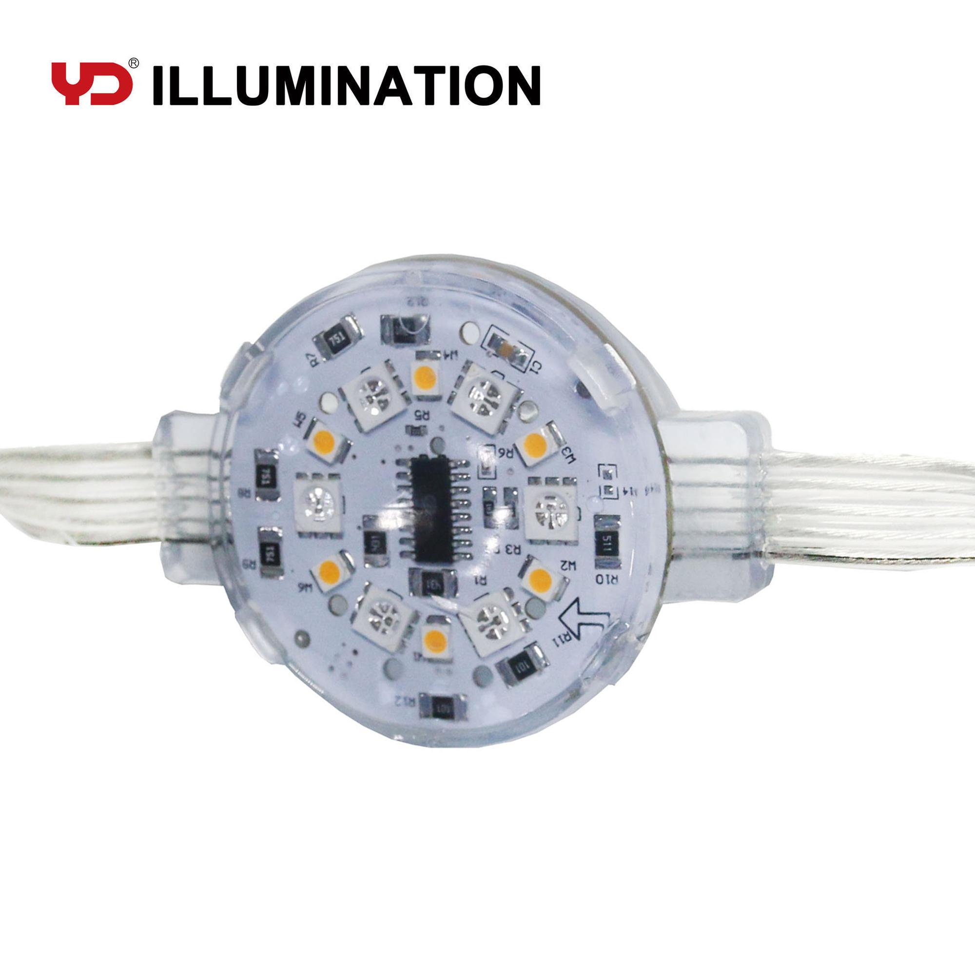 50 мм светодио дный светодиодный пиксель точечный свет 6smd светодио дный Светодиодный модуль для украшения освещения моста