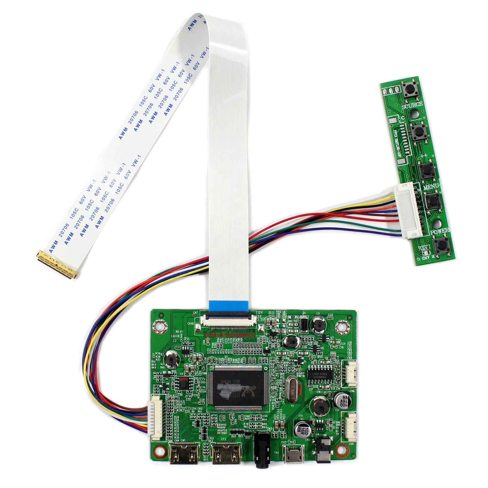 Мини ЖК-контроллер VS-RTD2556HM-V1 плата работает для 30Pin EDP ЖК-экран