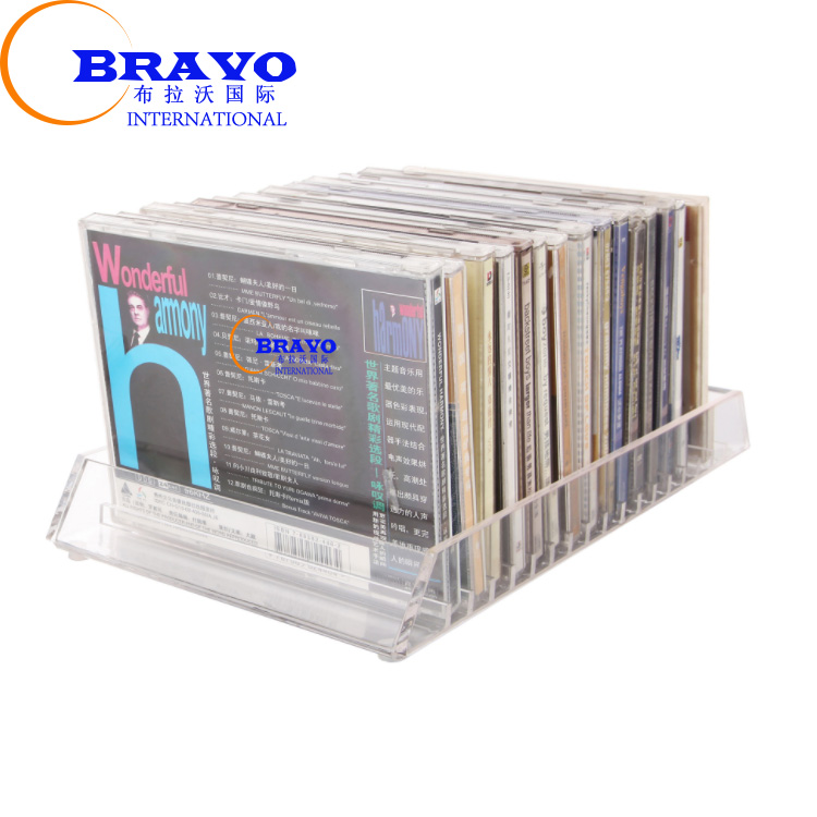 Таможенная очистка Perspex Альбом держатель акриловые CD стенд
