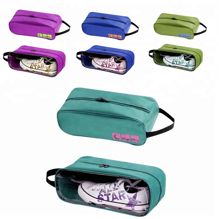 promotional portable waterproof travel shoe bag with custom logo