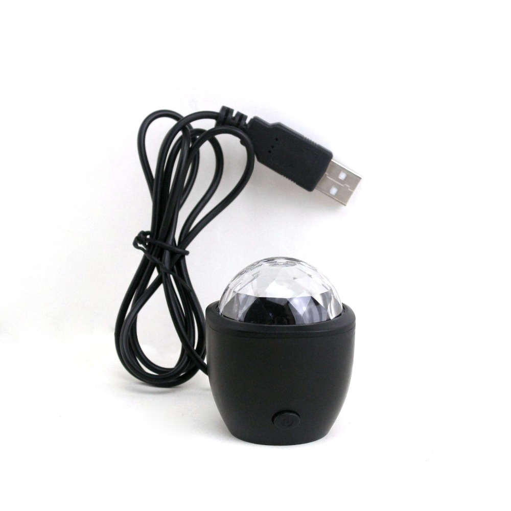 3 Вт мини RGB диско шар лампочки для дома партии автомобиля украшения лампы