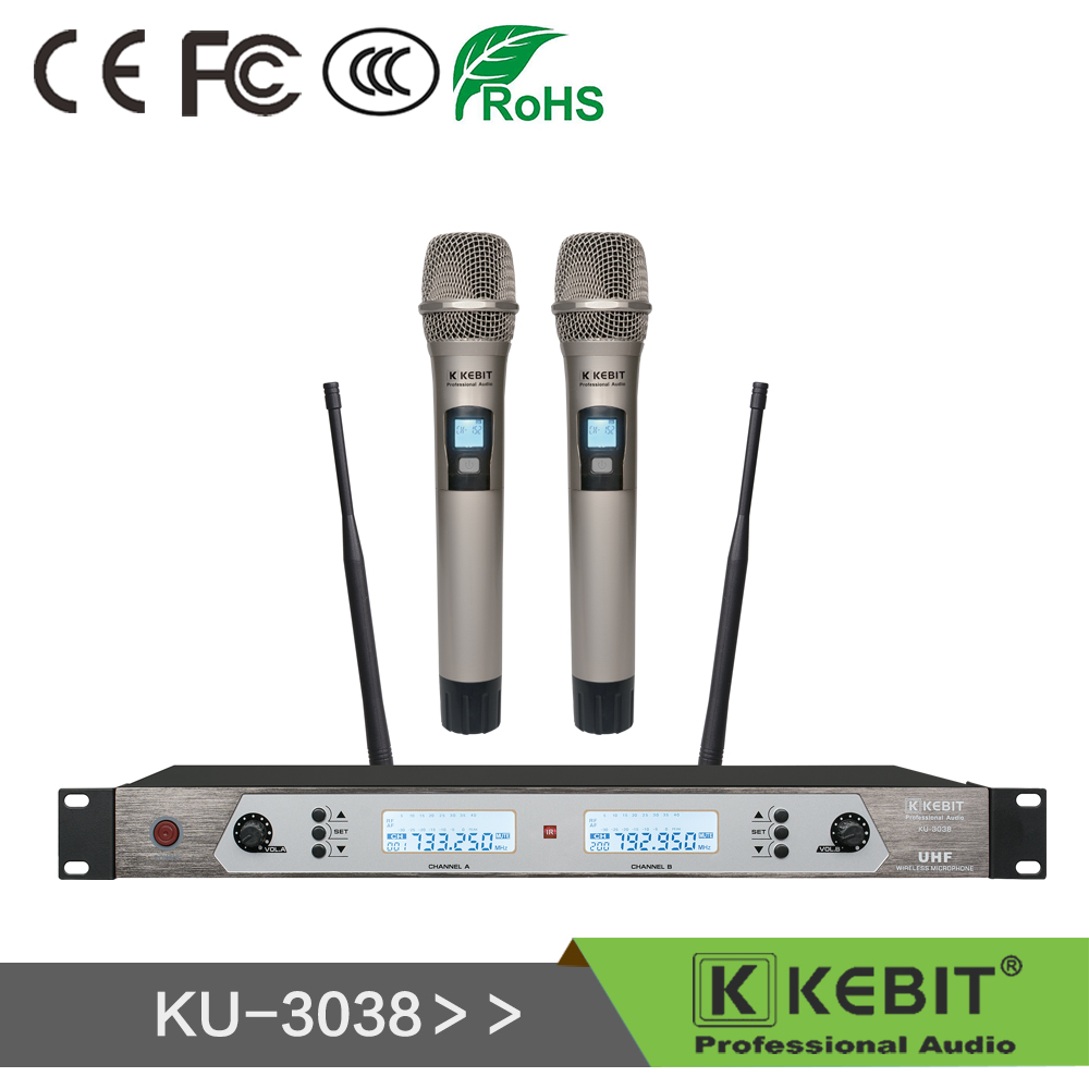 KU-3038 KEBIT, профессиональный беспроводной микрофон на заказ, беспроводной уличный голосовой набор, беспроводной микрофон для караоке