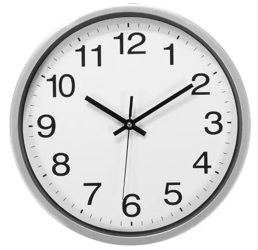 Home decor 12 inch promotion plastic wall clock manufacturer in China