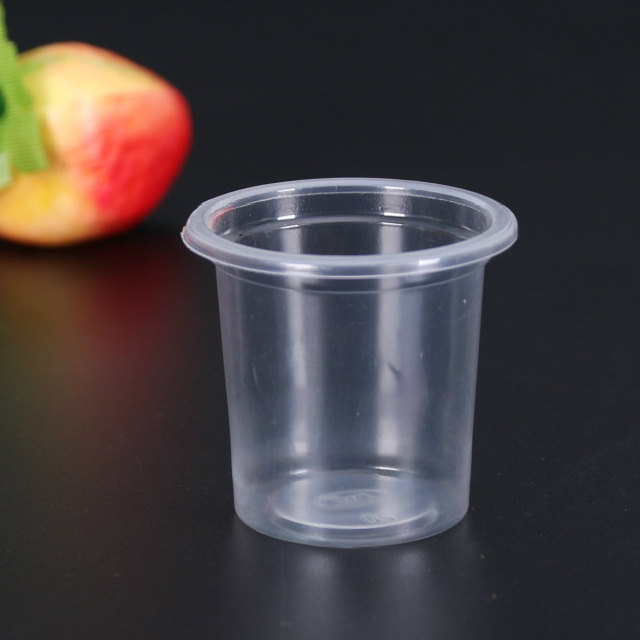 0.6oz Mini cup beverage PP plastic disposable plastic sauce cups