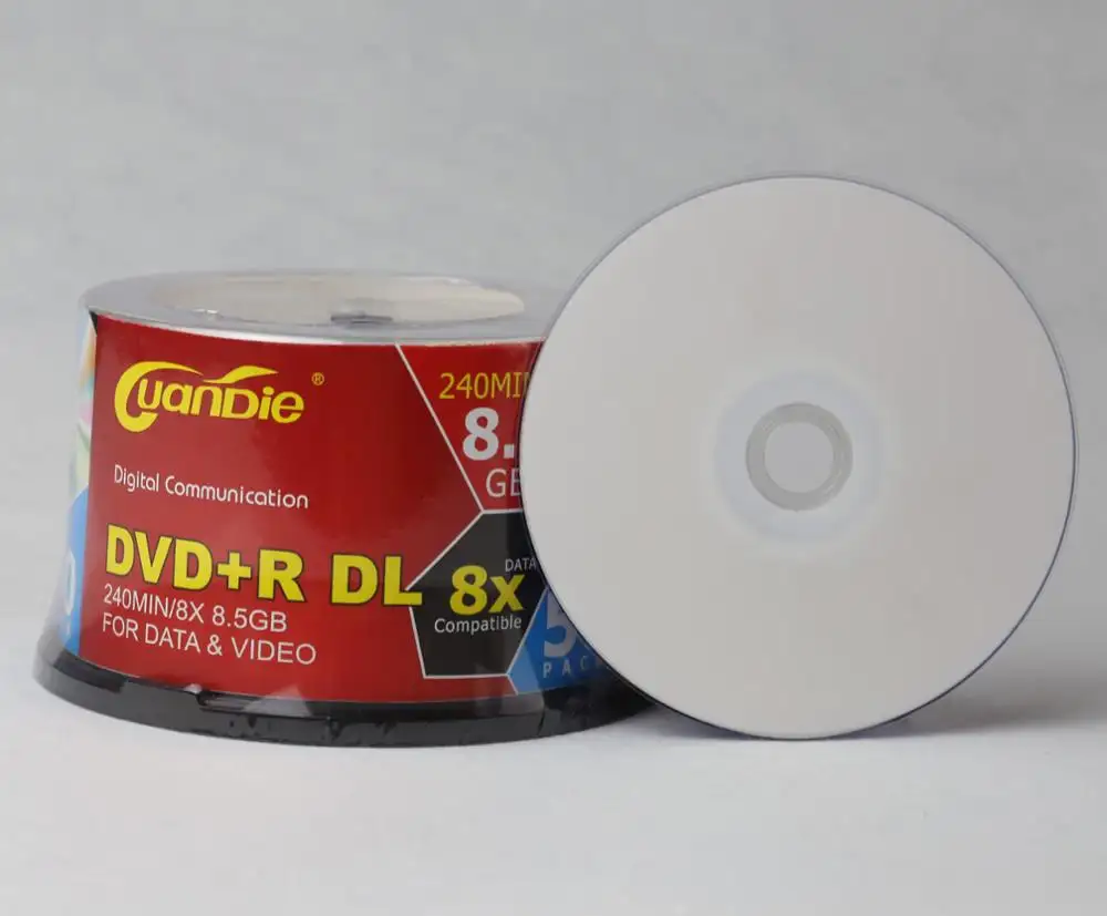 Cheap price high-capacity blank dvd 8.5GB printable DVD+R DL 8.5GB 1-8X