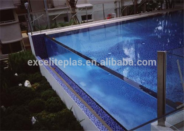customized acrylic panels for swimming pool