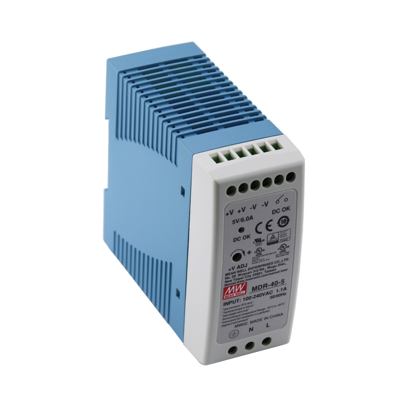Mean well MDR-40-5 30w 5v блок питания на din-рейке