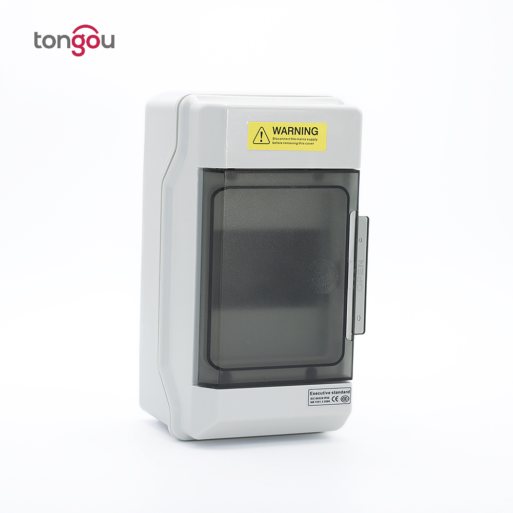 4 Ways IP66 PC Waterproof Distribution Box Switch Box Breaker Box