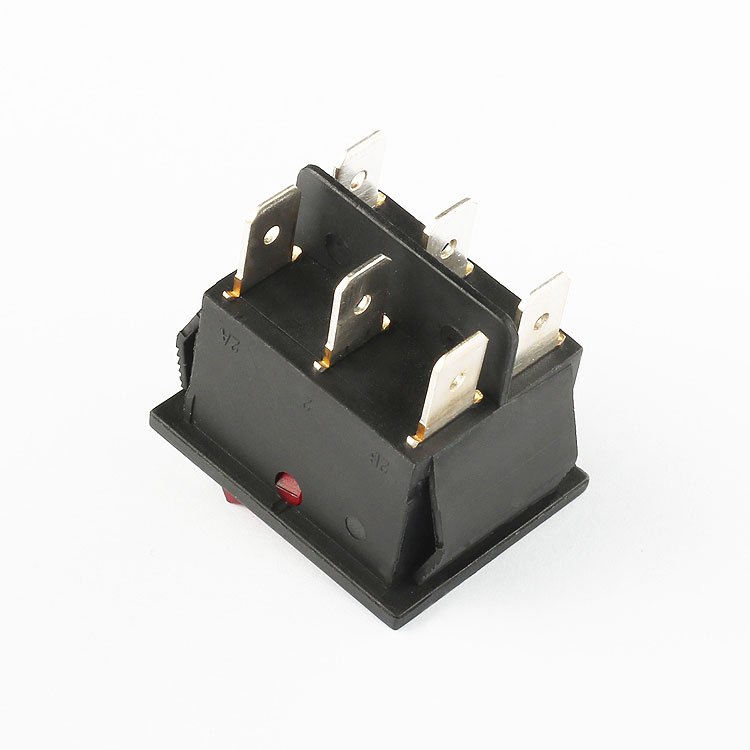 Горячая двухполюсный двойной r11 выключатель рокера 16a 250v 1e4 t125