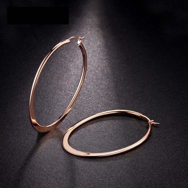 Женские серьги-кольца из серебра 925 пробы