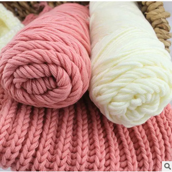 Knit Wool Yarn Crochet Baby Milk Yarn Cotton Thick Yarn For Knitting