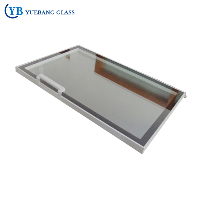 Silk Printing Wine Cellar Single Glass Swing Door