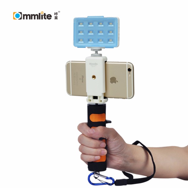 Светодиодный карманный прожектор Commlite для iPhone, Samsung, мобильный телефон, самостоятельная съемка, светодиодное освещение для фотосъемки
