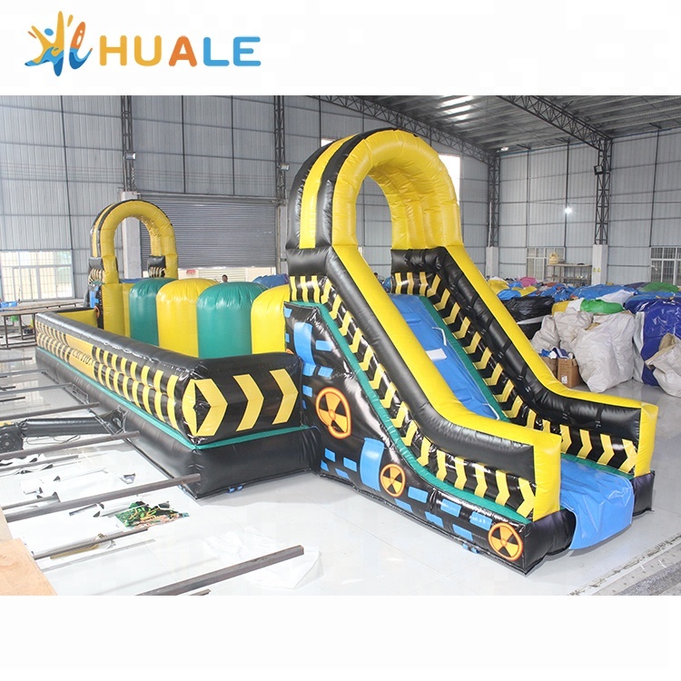 Высокое качество Huale Надувная Детская горка с препятствиями