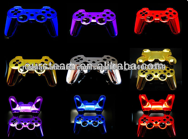For PS3 Chrome Controller Shell Housing For PS3
