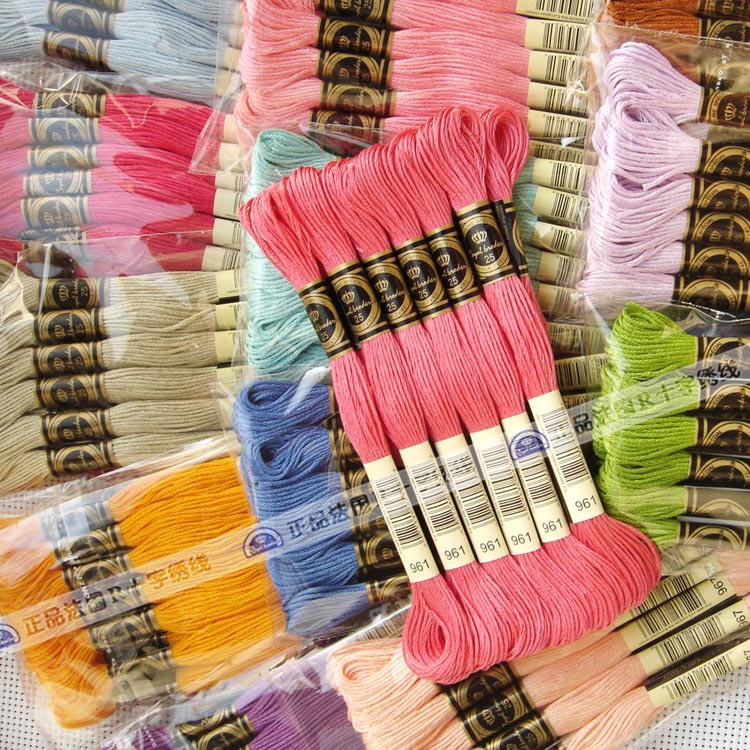 Королевский embroderie 447 цветов для вышивания декоративным стежком нити