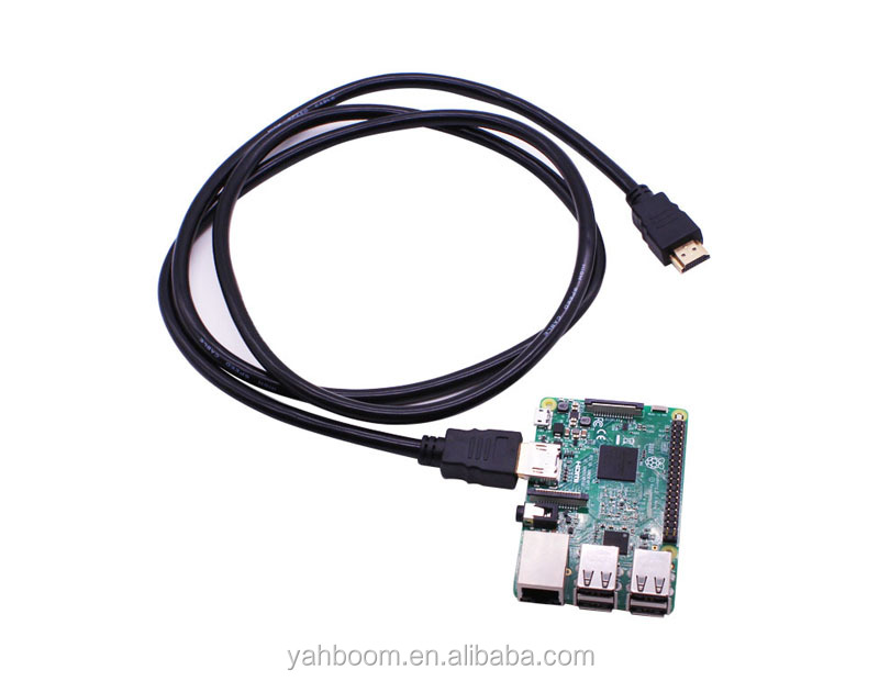 Yahboom оптовая цена raspberry pi HD-MI Кабельный разъем 1,5 м провода