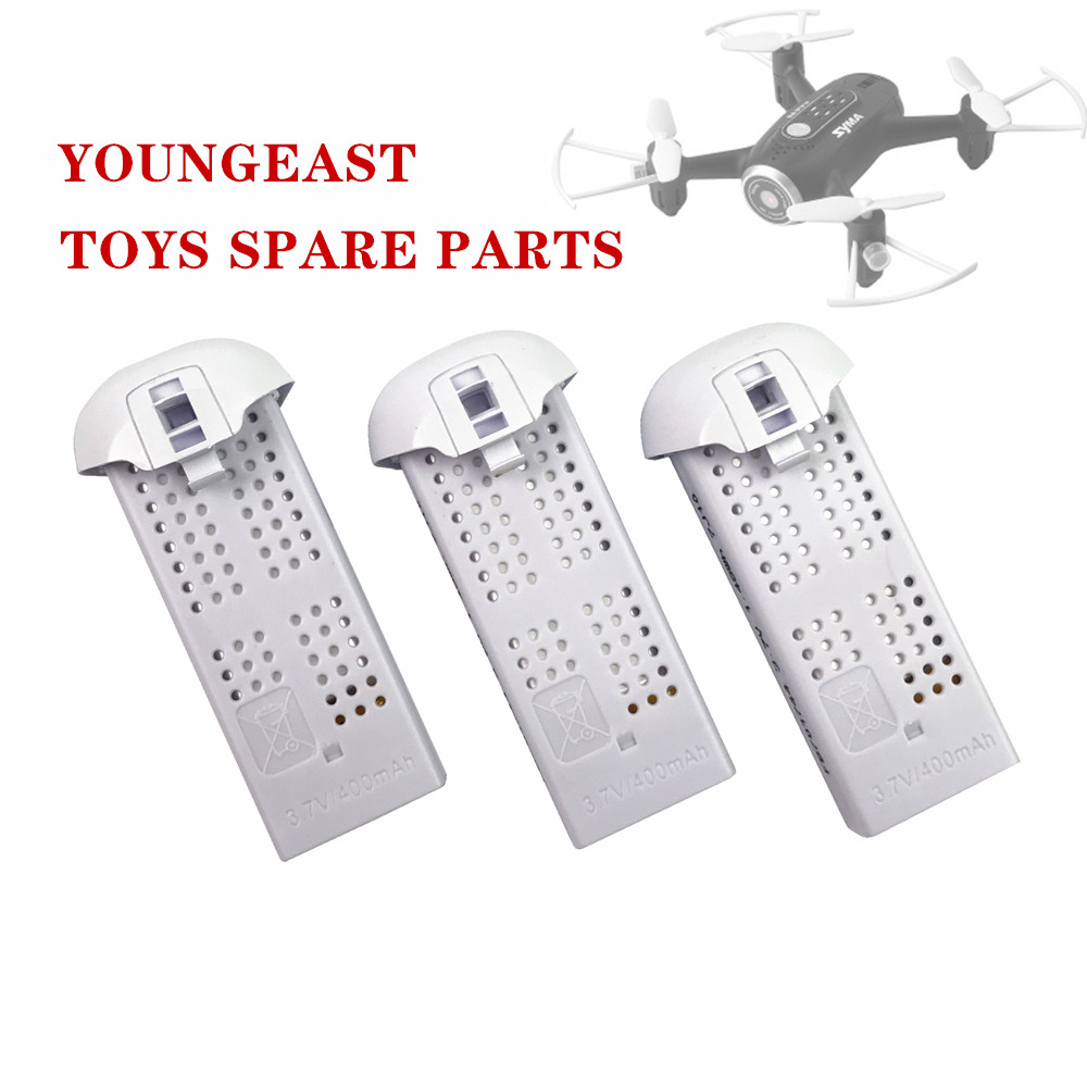 Аккумуляторная батарея для дрона YOUNGEAST 3 шт./лот Original Syma X22/X22w, запасные части для радиоуправляемого квадрокоптера, аксессуары, батарея 3,7 в 400 мАч