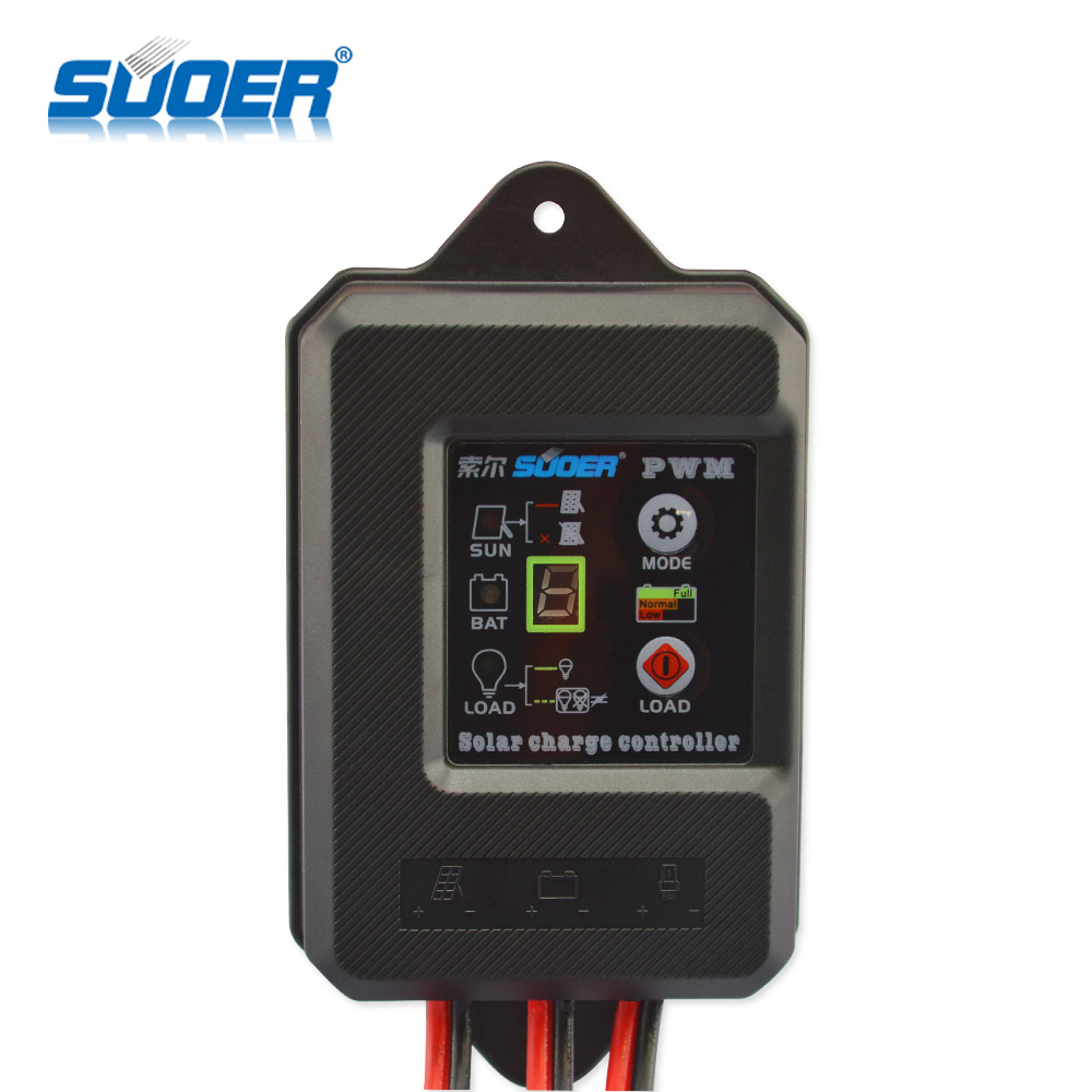 Suoer цены по прейскуранту завода-изготовителя IP67 класс водонепроницаемый 12V 24V 5A PWM маленький Солнечный контроллер заряда