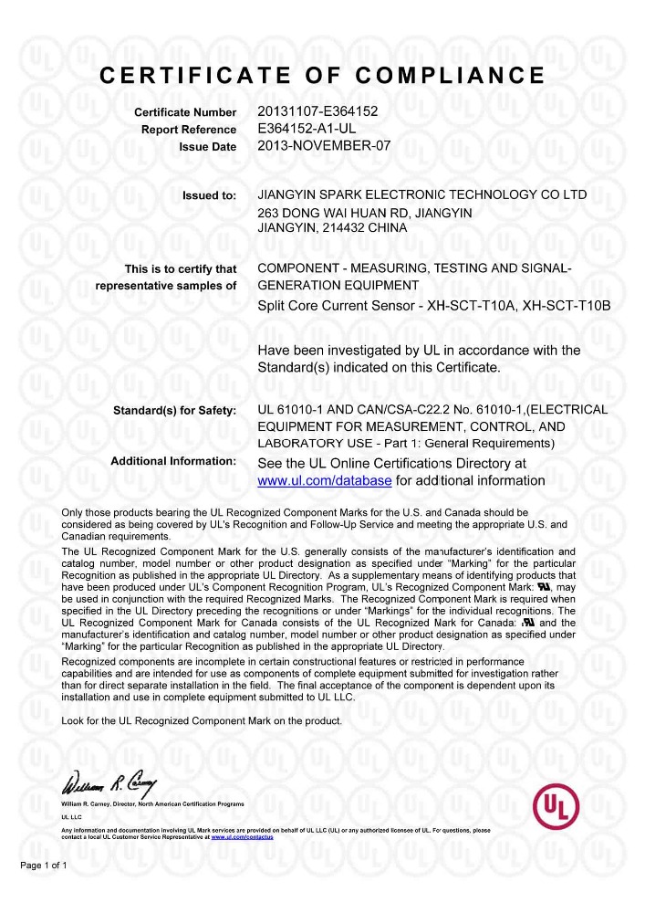 Тороидальный ферритовый разделительный сердечник трансформатор тока для счетчика энергии