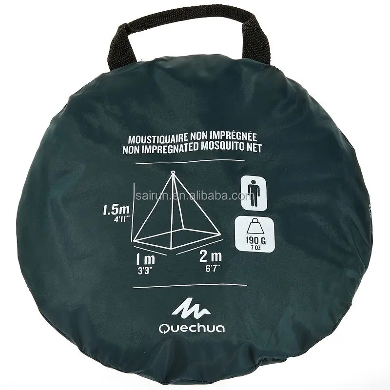 Pyramid outdoor pop up medicated portable travel mosquito net tent camping for hiking