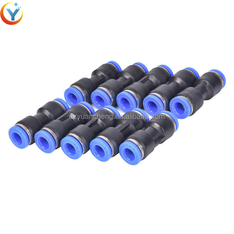 PU Union Straight Plastic Pneumatic Fitting for Pipe Connection