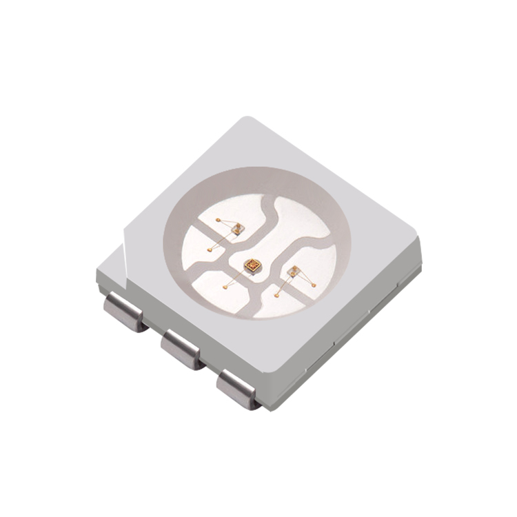 0,2 w 5050 RGB smd led Epistar/SANAN chip LM80/ROHS сертификация, китайский производитель