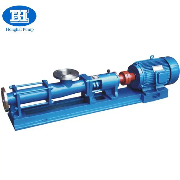 G type single Slush Heavy fuel oil transfer screw pump