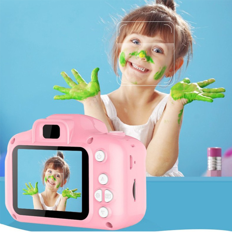 HD 2,0 дюймов экран 8.0MP детские цифровые видеокамеры противоударный детский селфи игрушечная камера для девочек возрастом от 3 до 14