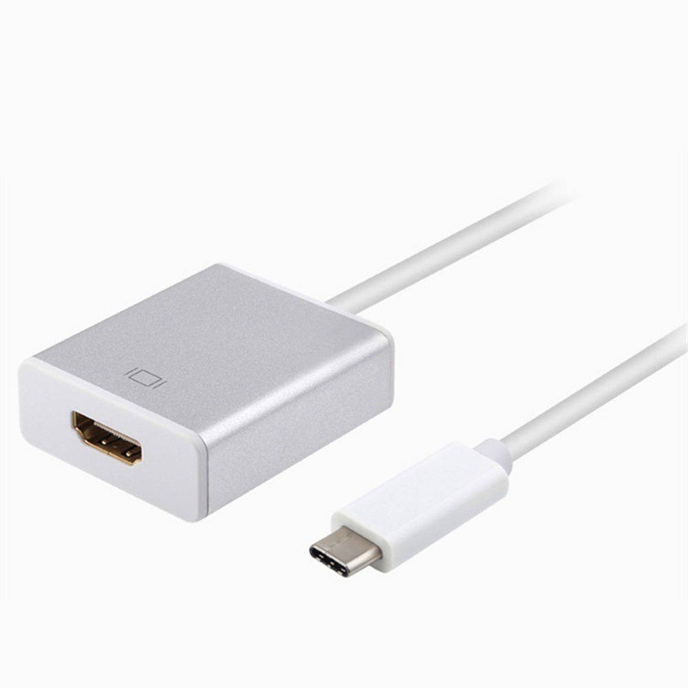 Алюминиевый Сплав мужчина к женщине usb c к hd-адаптеру (тип c к hdi-в концентраторе адаптер) для macbook