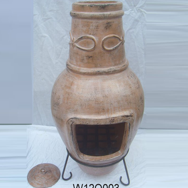 Глина chimeneas садовая Chiminea наружная Terra cotta глина ручной работы Chiminea для продажи