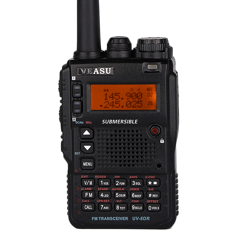 Длинный диапазон VX-8DR портативный цифровой Ham иди и болтай Walkie Talkie “иди и Quad Band Мобильный трансивер