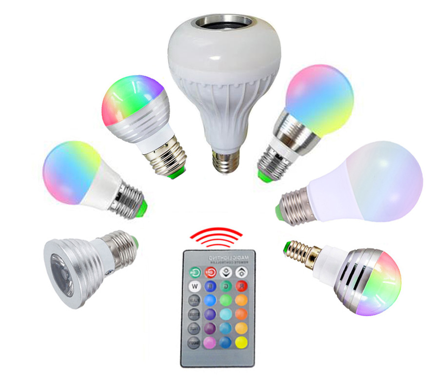 Светодиодная лампа MR16 GU10 E14 E27 12 Вт Светодиодная лампа умная Беспроводная RGBW RGB CCT Светодиодная лампа Alexa wifi Пульт дистанционного управления многоцветный прожектор